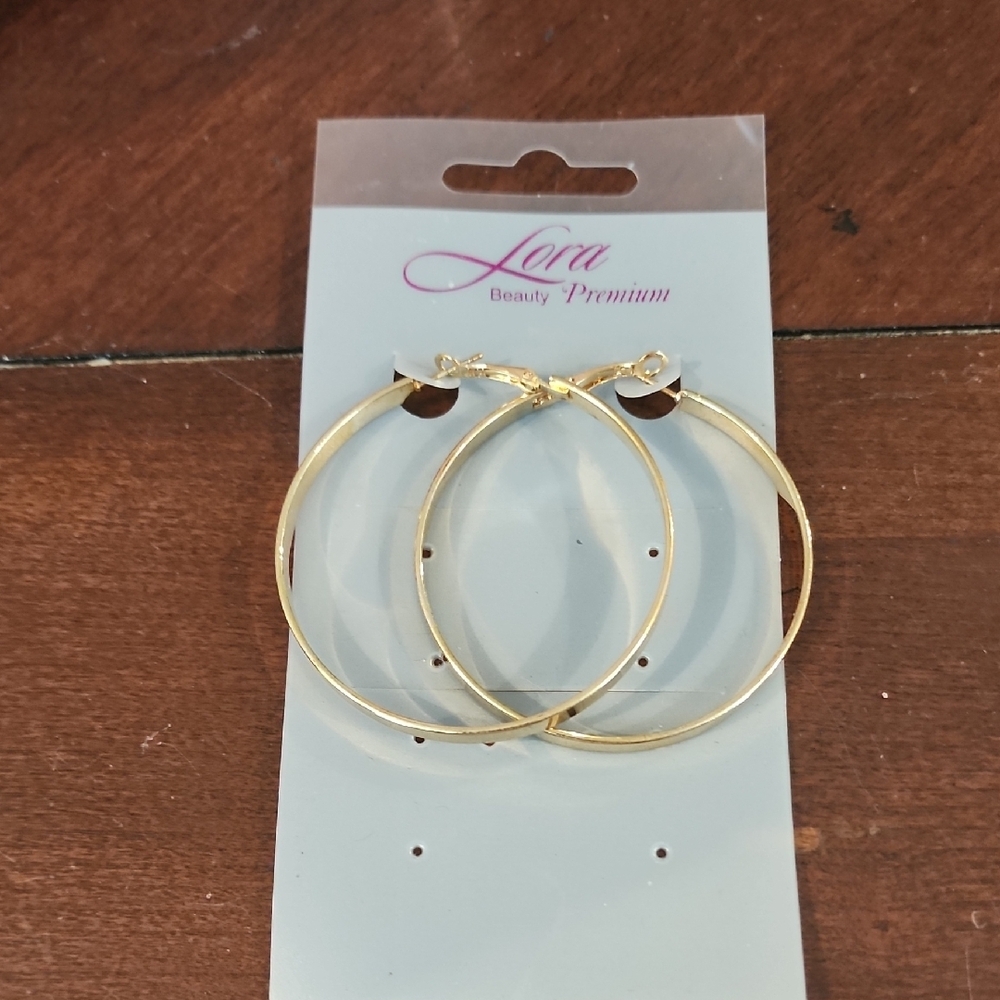 Gold Hoop Earrings